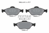 Set placute frana TEXTAR 2402201