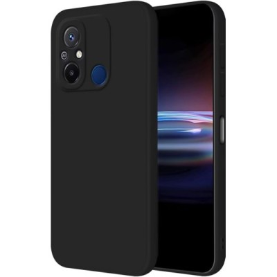 Husa Soft Touch, slim, ALC Mobile, anti soc, compatibila cu Xiaomi Redmi 12c, Negru Tpu foto