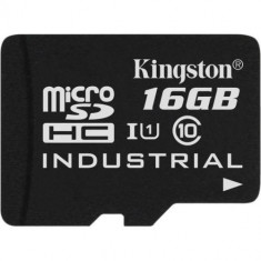 Card de memorie Kingston Industrial 16GB MicroSDHC Clasa 10 foto