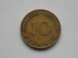 10 PFENNIG 1949-J GERMANIA, Europa