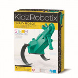 Kit constructie robot - Crazy Robot, Kidz Robotix, 4M