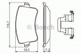 Set placute frana,frana disc AUDI A4 (8K2, B8) (2007 - 2015) BOSCH 0 986 494 637