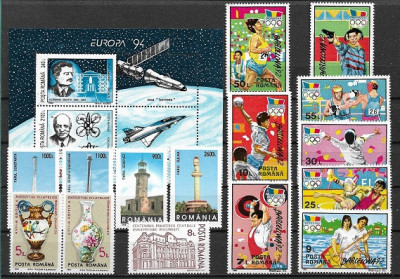 C3951 - lot timbre nestampilate Romania MNH foto