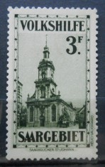 1932 SAAR NESTAMPILAT 3F foto