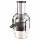 Storcator de fructe si legume Philips HR1855/80, 700 W, 0.8 l, Alb/Negru