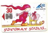 bnk card Cartele telefonice - Estonia - Christmas 1998 - Col:ET0096B