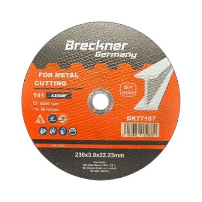 Panza disc flex pentru taiat si polizat metal T41 230x3.0x22mm Cod: BK77187 Automotive TrustedCars foto