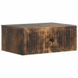 vidaXL Dulap de noapte Stejar fumuriu 49 x 34,5 x 20 cm Lemn prelucrat 897945