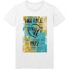 Tricou Unisex Van Halen: Pasadena &amp;#039;77 foto