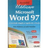 Utilizare Microsoft Word 97 - O metoda simpla si rapida de a invata