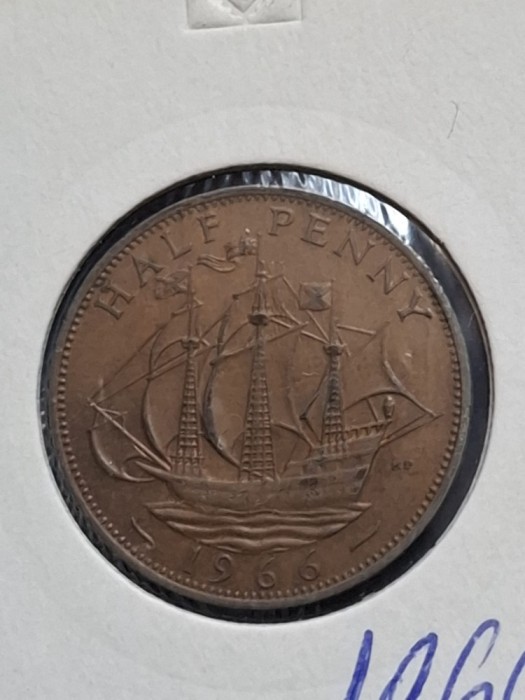 Half penny 1966