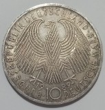 Germania, 10 Mark 1989, Comemorativa, Argint.