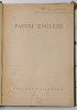 PAGINI ENGLEZE de DRAGOS PROTOPOPESCU , 1925