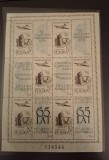 Polonia MNH 1959 - bloc - Societatea filatelica poloneza avioane - rar (cititi descrierea)