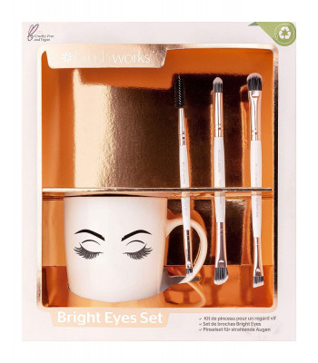 Set cadou BRIGHT EYES pentru machiaj, BRUSHWORKS foto