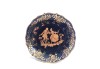 Farfurie decorativa LIMOGES Franta albastru cobalt si auriu