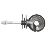 Izolator inelar compact M6 pentru gard electric, 90 x 35 mm, Mezofarm