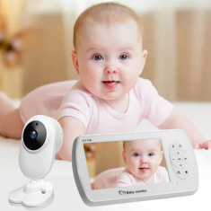 Baby monitor Wireless , HD 1080P si 4.3 inch, audio, bidirectional, senzori