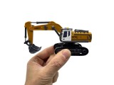 Macheta Excavator 970 telecomanda 1:64 replica metal lumini si sunete senile functionale incarcare USB