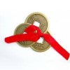 Amuleta Feng Shui cu 3 Monede Chinezesti, 3cm, 9g - Protectie si Noroc