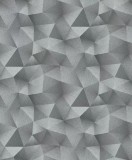 Tapet geometric romburi extralavabil,gri,argintiu,GMK 3 10216-10