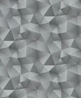 Tapet geometric romburi extralavabil,gri,argintiu,GMK 3 10216-10 foto
