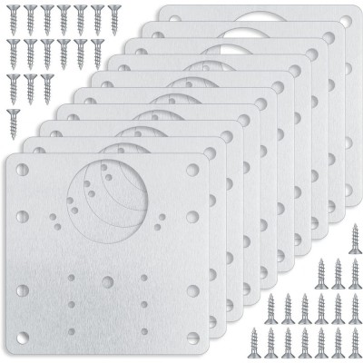 Set Accesorii Balamale Dulap Din 10 Piese, Excitat&amp;reg;，34 Suruburi Incluse, Vine cu surubelnita，Otel Inoxidabil, foto