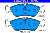 ATE 13.0460-7084.2 set placute frana,frana disc