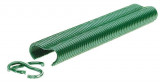 Clips RAPID VR22, PVC verde, 215 buc, clips pentru clești de legare RAPID FP222 și FP20, pentru s&acirc;rmă 5-11mm