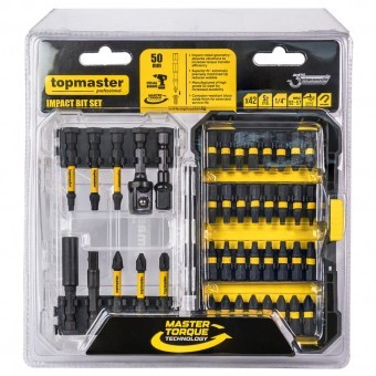Set 42 bucati biți de impact ,Topmaster
