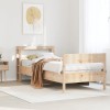 VidaXL Cadru pat fără saltea, 90x190 cm, lemn masiv de pin 3306207