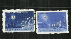 ROMANIA 1961 - ECLIPSA TOTALA DE SOARE - MNH - LP 520 foto