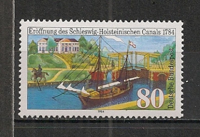 Germania.1984 200 ani Canalul Schleswig-Holstein MG.571 foto