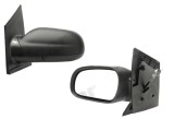 Oglinda exterioara VW Fox (5Z1) 04.2005- Partea Stanga Asferica Manuala Prin Cablu Fara Incalzire, carcasa neagra