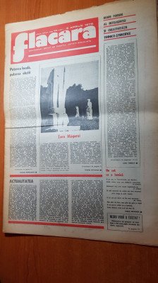 flacara 6 aprilie 1978-art.schimul de noapte la targoviste,taramagurei,tg, jiu foto