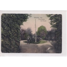 Carte postala circulata in anul 1911 Pucioasa