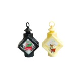 Felinar LED Craciun, 14cm, Diverse Culori, Decoratiune Festiva, Lumina Calda, Baterii, PP Durabil, Cadou Craciun/Aniversare
