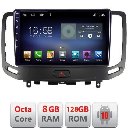 Navigatie Infiniti G35 G37 2006-2013 Android radio gps internet Octa Core 8+128 LTE KIT-G25+EDT-E609 CarStore Technology