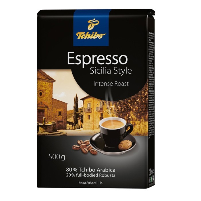 Tchibo Espresso Sicilia Style Cafea Boabe 500g Tchibo Espresso Sicilia Style Cafea Boabe 500g