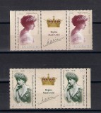 ROMANIA 2008-ZIUA MARCII, REGINA MARIA A ROMANIEI, 2 VALORI+VINIETA,MNH-1815, Nestampilat