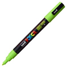 Marker PC-3M Posca cu vopsea pe baza de apa,varf fin, 0.9-1.3 mm,verde mar