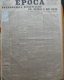 Ziarul Epoca, 17 Decembrie 1899 ; Intinderea rascoalei in Africa de Sud