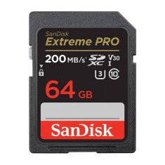 Card memorie SANDISK EXTREME PRO SDXC 64GB 200/90 MB/s UHS-I U3 (SDSDXXU-064G-GN4IN)