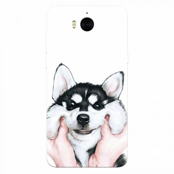 Husa silicon pentru Huawei Y6 2017, Cute Dog 1