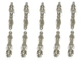 Conector de laborator banană 4mm, mufă 36A, nichelat, alamă - MUELLER ELECTRIC