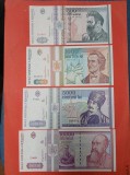 Set Bancnote 200/500/1000/5000/10000 lei 1992-1994 - UNC+++