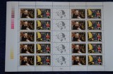 500 DE ANI NOSTRADAMUS 2003 LP.1614 B MNH, 20 + 5 VINIETE SERII TIRAJ 75000, Nestampilat