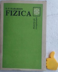 Fizica Materie de recapitulare O F Kabardin