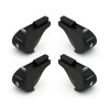 Evos RA (Rail Alu) kit de 4 picioare pentru bare de aluminiu Silenzio Alumia Helio Garage AutoRide