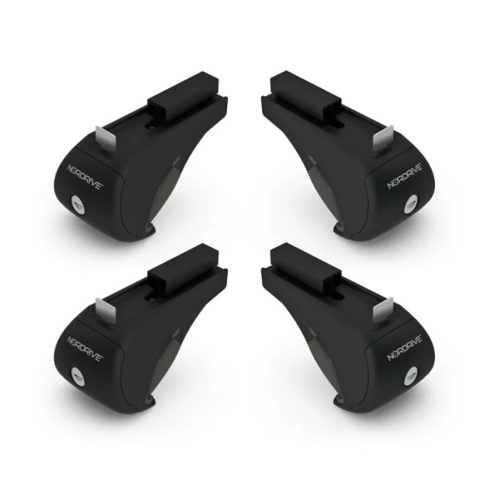 Evos RA (Rail Alu) kit de 4 picioare pentru bare de aluminiu Silenzio Alumia Helio Garage AutoRide